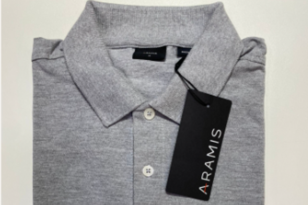 Camisa Polo Aramis Cinza